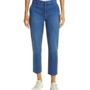 Frank & Eileen Womens Wicklow Jeans Trouser Raw Hem Stretch Denim Designer SZ 6